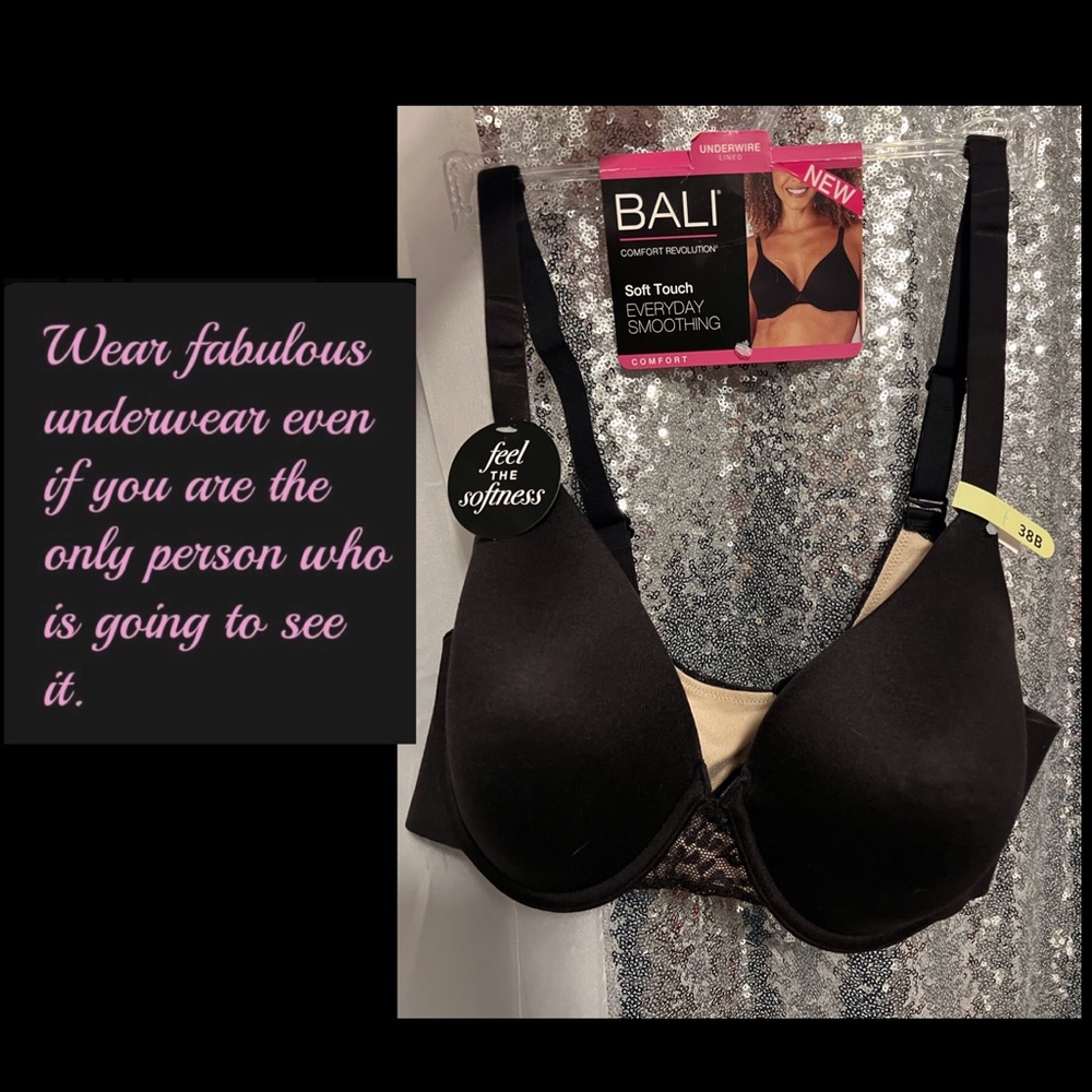 Brand New Bali Comfort Revolution Underwire Bra 38B